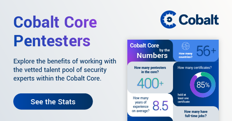 Cobalt Core Pentester InfoGraphic
